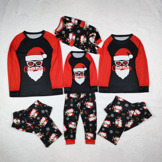 Santa Claus Print Pyjamas Sets