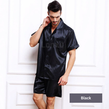Load image into Gallery viewer, Men's Silk Nightwear Pyjama Set