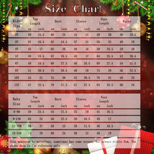 Load image into Gallery viewer, Merry Christmas Black and Green O Neck Matching Family Pyjama Set