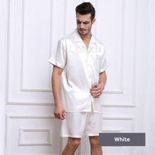 Load image into Gallery viewer, Men's Silk Nightwear Pyjama Set
