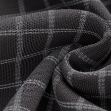 Load image into Gallery viewer, Gray Plaid Short Sleeved Top And Trousers Men's Pyjamas Set
