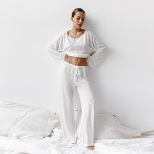 Load image into Gallery viewer, Loose Fit Pure Cotton Wide Leg Pyjamas Set
