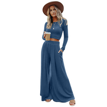 Load image into Gallery viewer, Wide Leg Pyjamas with Matching Full Sleeve Top
