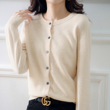 Load image into Gallery viewer, O Neck Cashmere Winter Cardigan