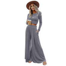 Load image into Gallery viewer, Wide Leg Pyjamas with Matching Full Sleeve Top