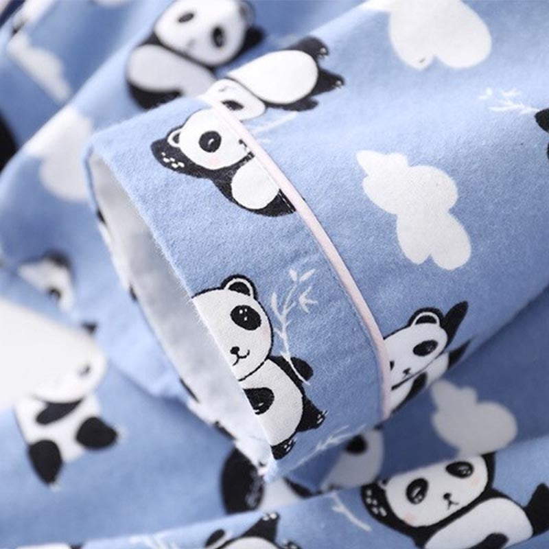Panda Print Tee & Pants Pyjamas Set