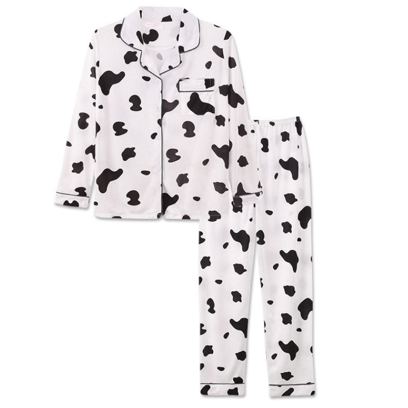 Cow Printed Pyjamas Set