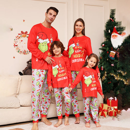 Happy Christmas Holiday Family Matching Pyjamas