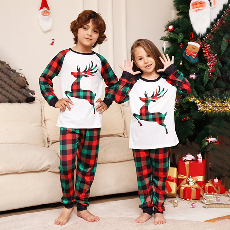 Christmas Deer Plaid Cozy Pyjamas