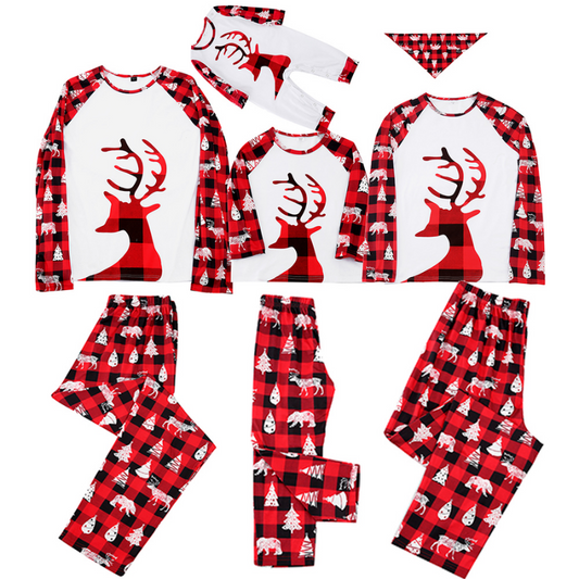 Matching Family Deer Print Pyjama Set