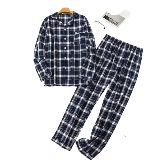Men Flannel Pyjamas Set