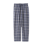 Men Navy Blue Large Grid Pyjamas
