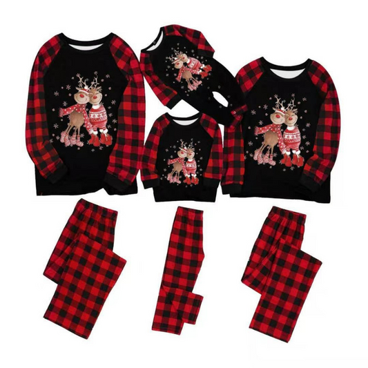 Two Reindeer Christmas Pyjama Set