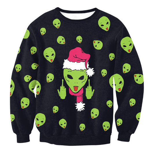 Men & Women Grinch Christmas Ugly Sweater