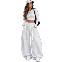 Women's Oversized Barrel-Leg Sweatpants
