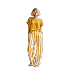 Sorrento Stripe Wide-Leg Lounge Set