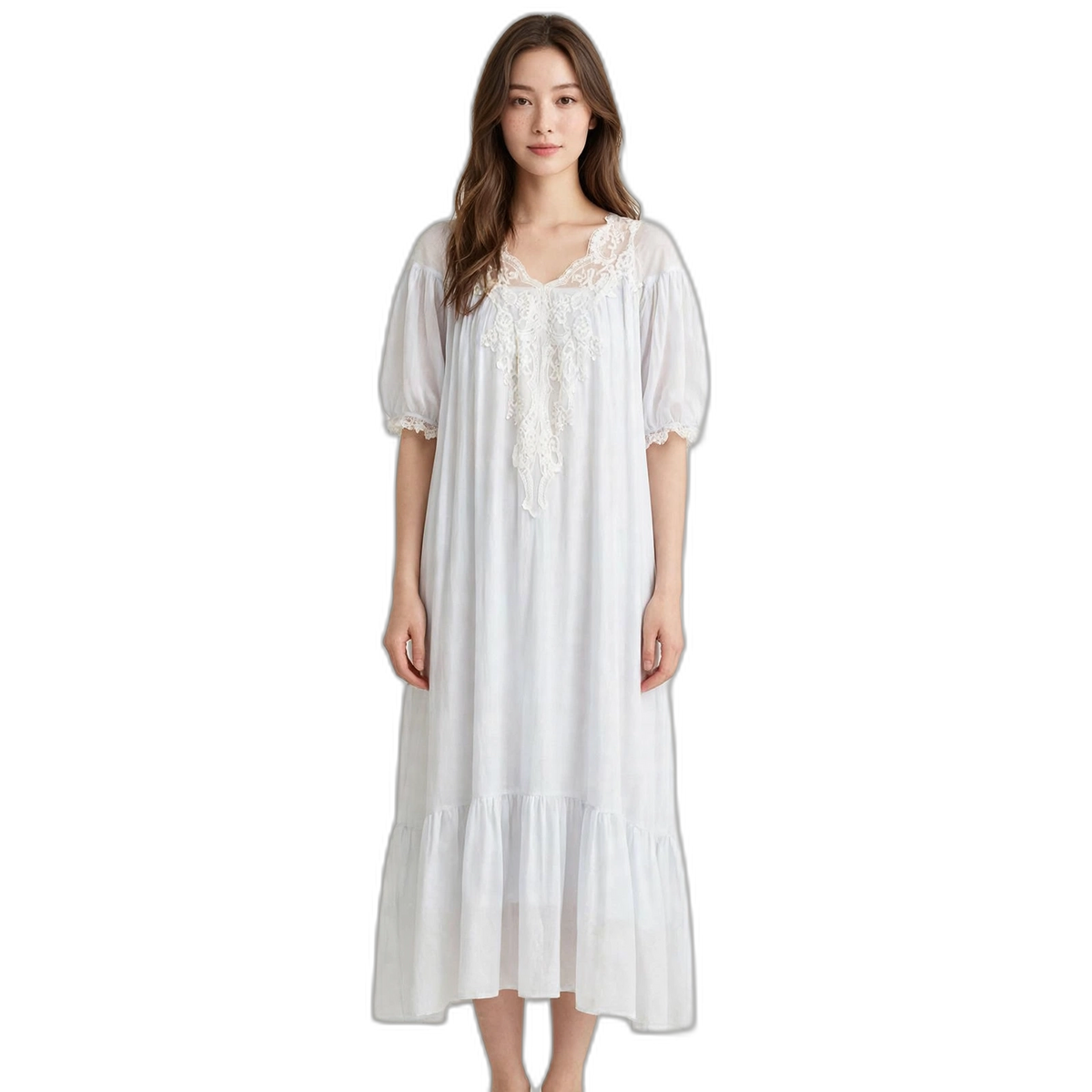 Pink Goddess French Lace Nightdress