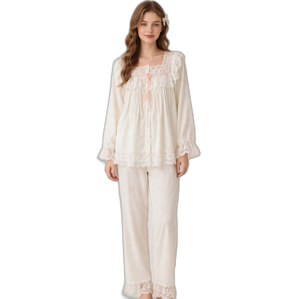 Women's Double-Sided Retro Pajama Set