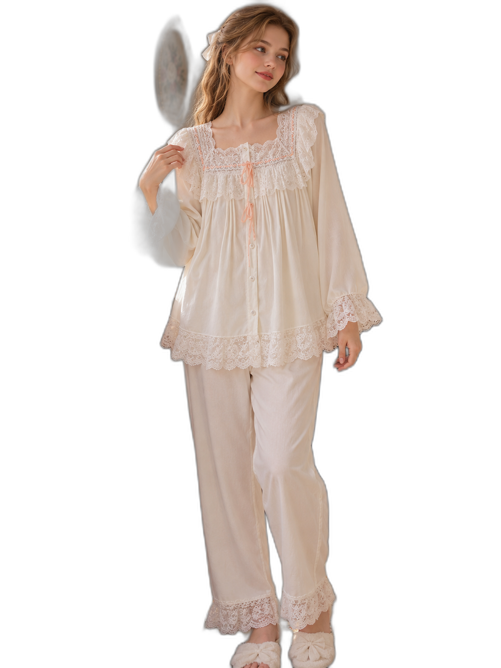 Women's Double-Sided Retro Pajama Set