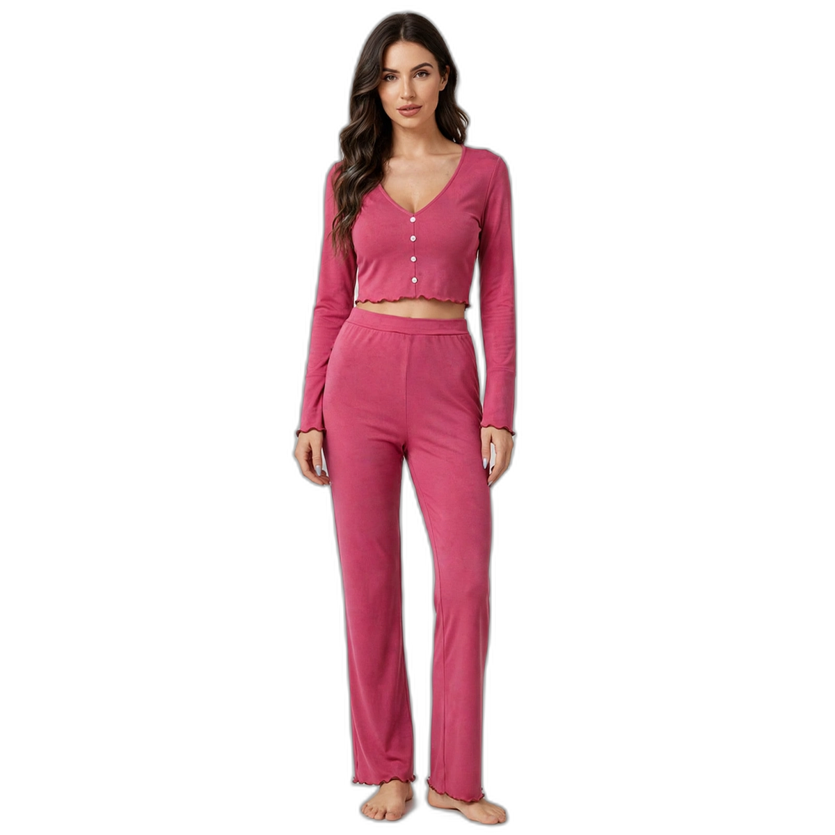 Women's V-Neck Comfort Pajama Set