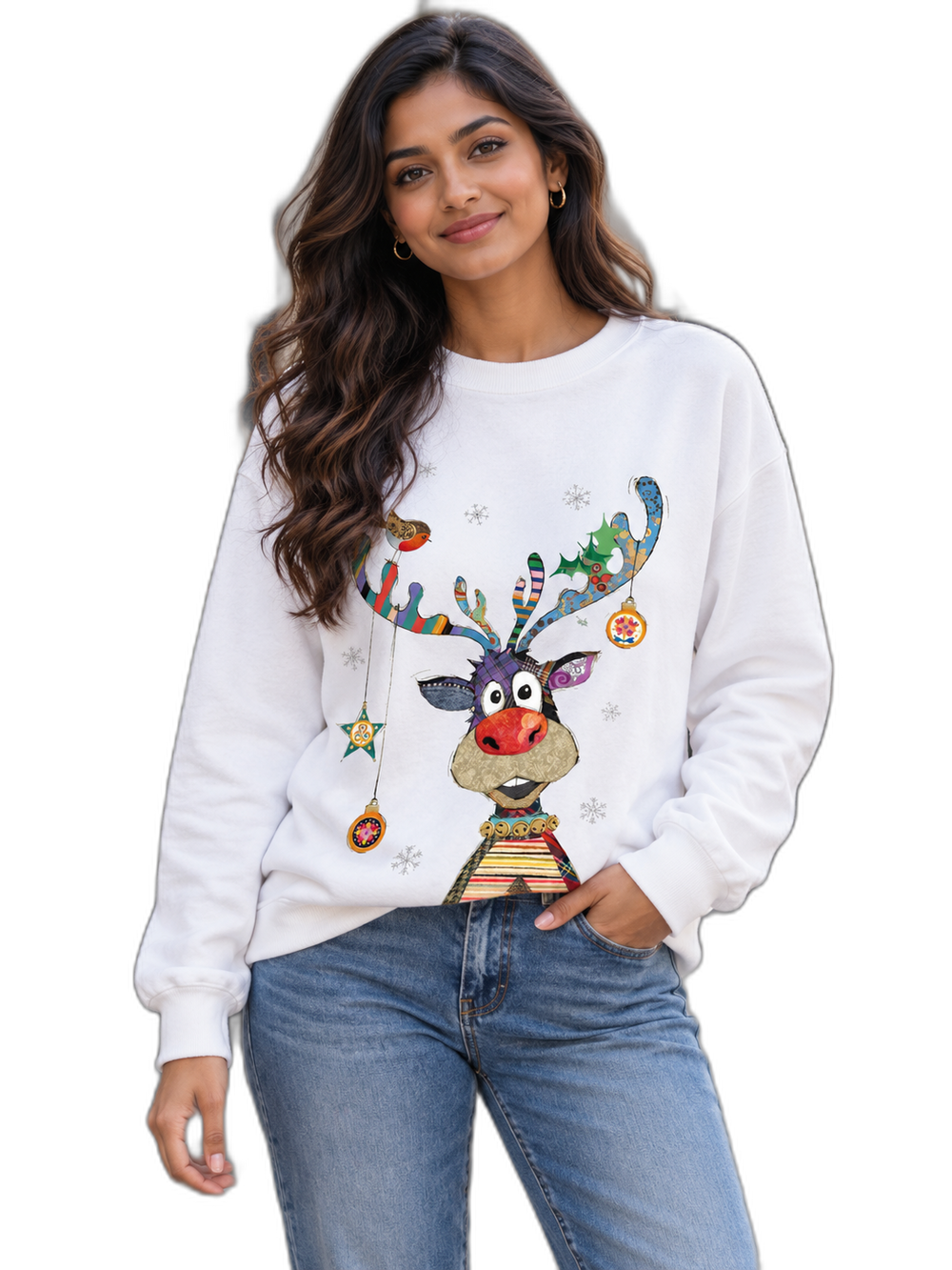 Women's Christmas Long Sleeve Sweatshirt