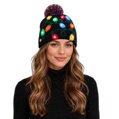 LED Lighted Christmas Hats