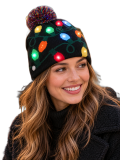 LED Lighted Christmas Hats