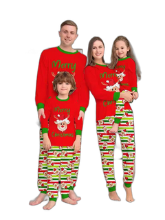 Christmas Reindeer Family Pajama Set