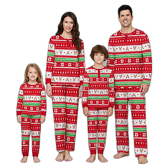 Christmas Deer Head Family Pajama Set
