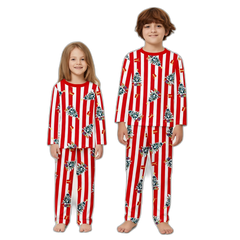 Family Striped Print Matching Pajamas