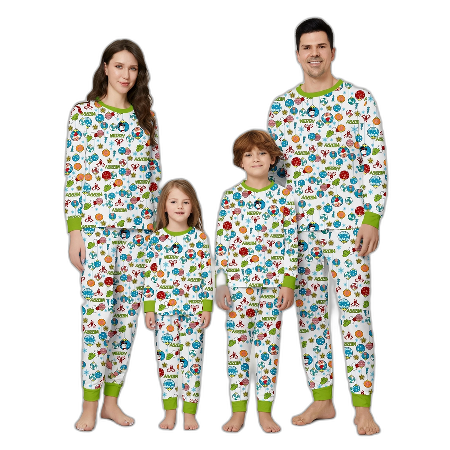 Christmas Floral Family Pyjama Set