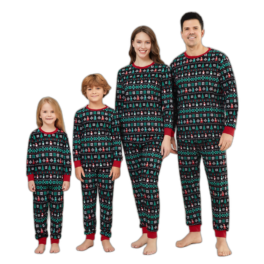 Christmas Tree Snowflake Family Pajama Set