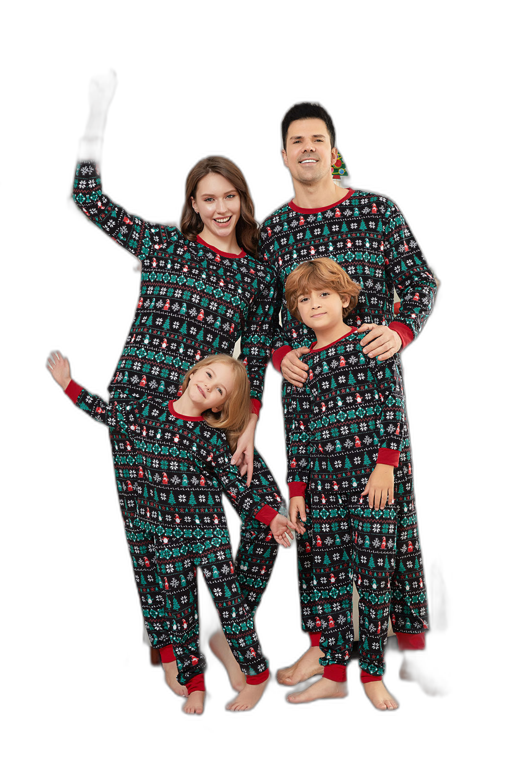 Christmas Tree Snowflake Family Pajama Set