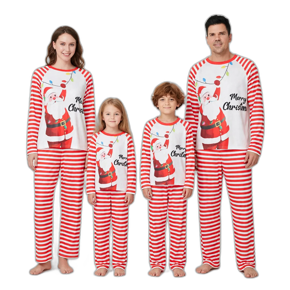 Christmas Plaid Family Pyjama Set