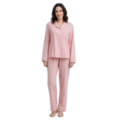 Women's Cotton Cardigan Pajama Set