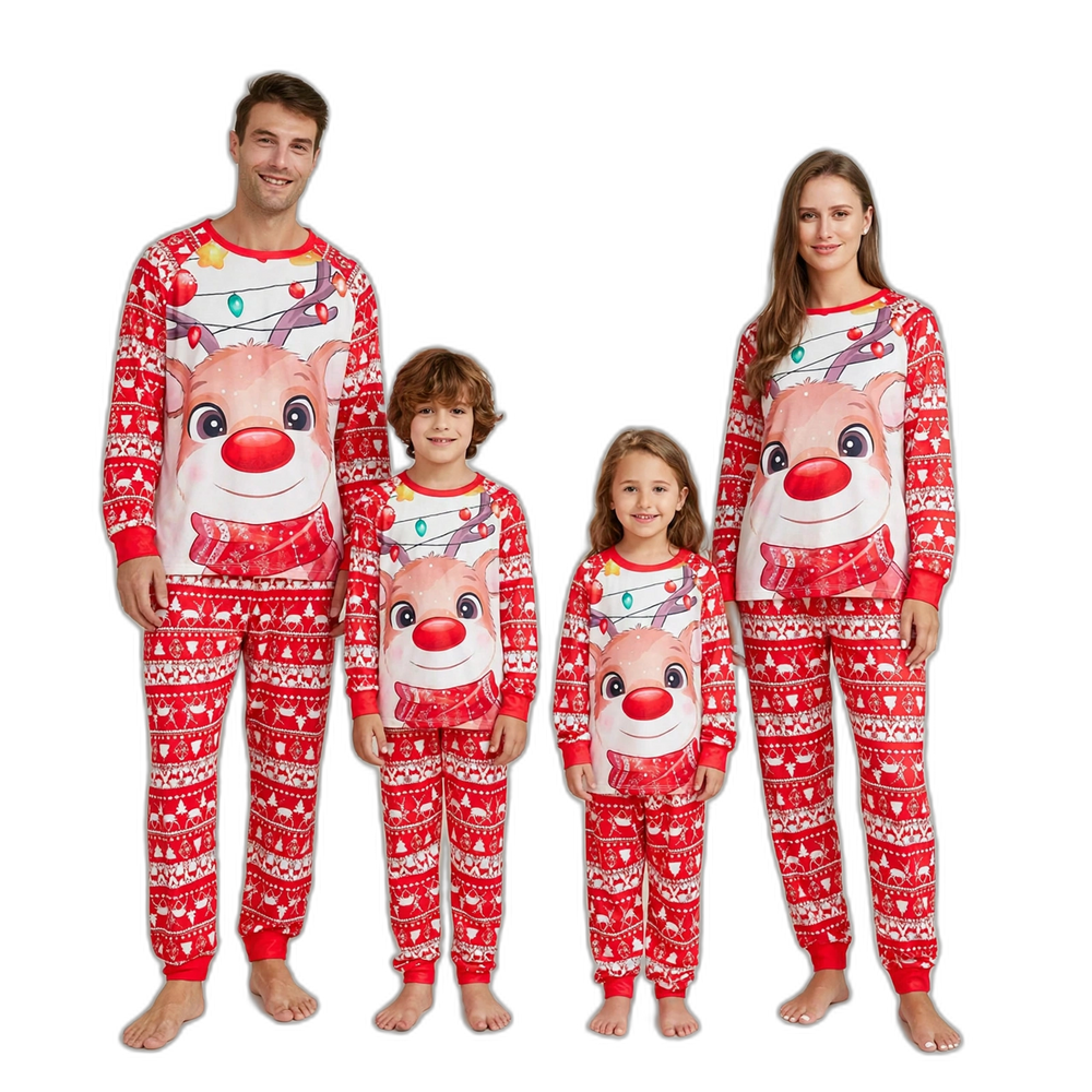 Reindeer Christmas Family Pajamas