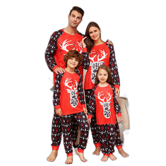 Christmas Deer Print Family Pajamas