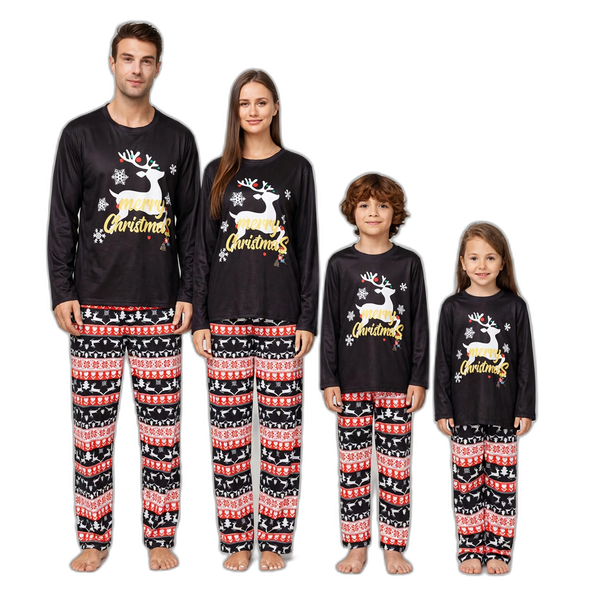 Christmas Deer Holiday Family Pyjamas