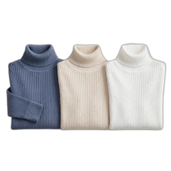 Women's Turtleneck Knitted Sweater