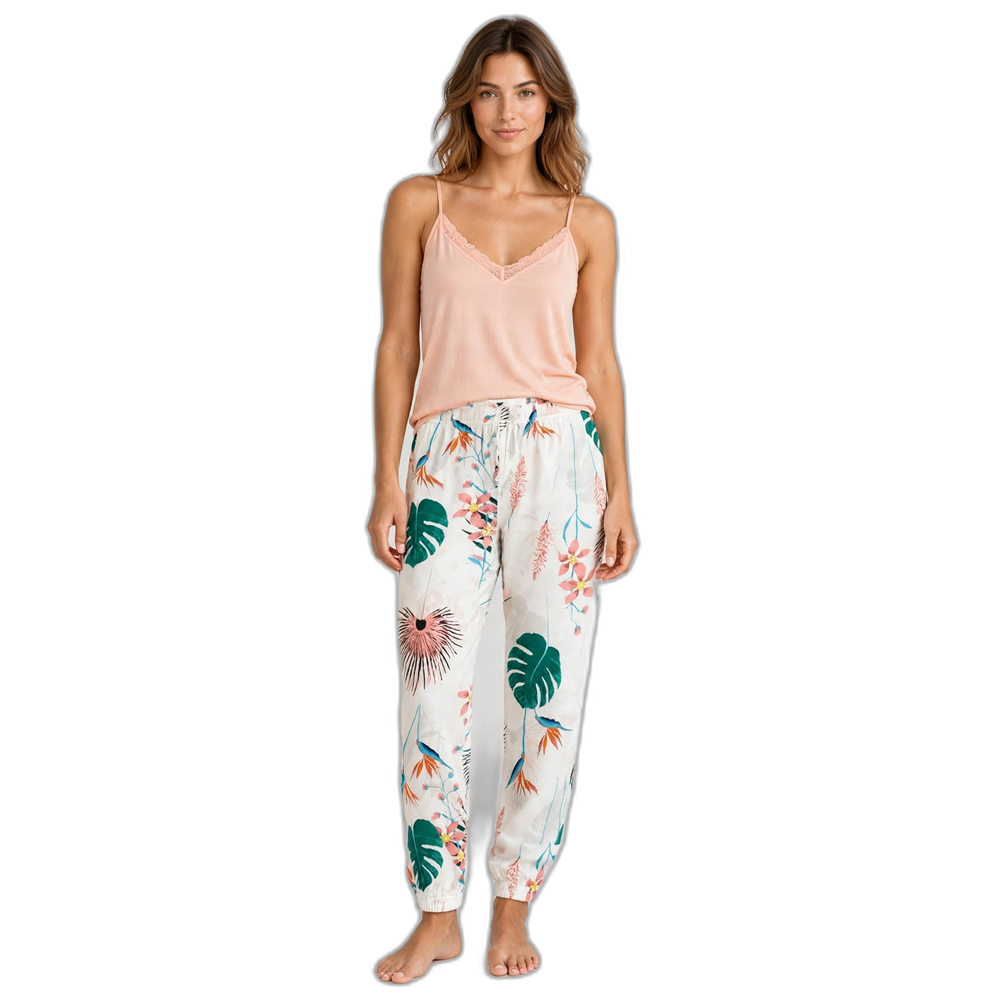 Women's 100% Cotton Floral Pajama Bottoms