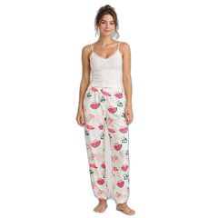 Women’s 100% Cotton Watermelon Print Pajama Bottoms