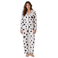 Cow Print Pajama Set