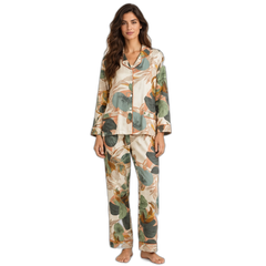 Palm Leaf Pajama Set