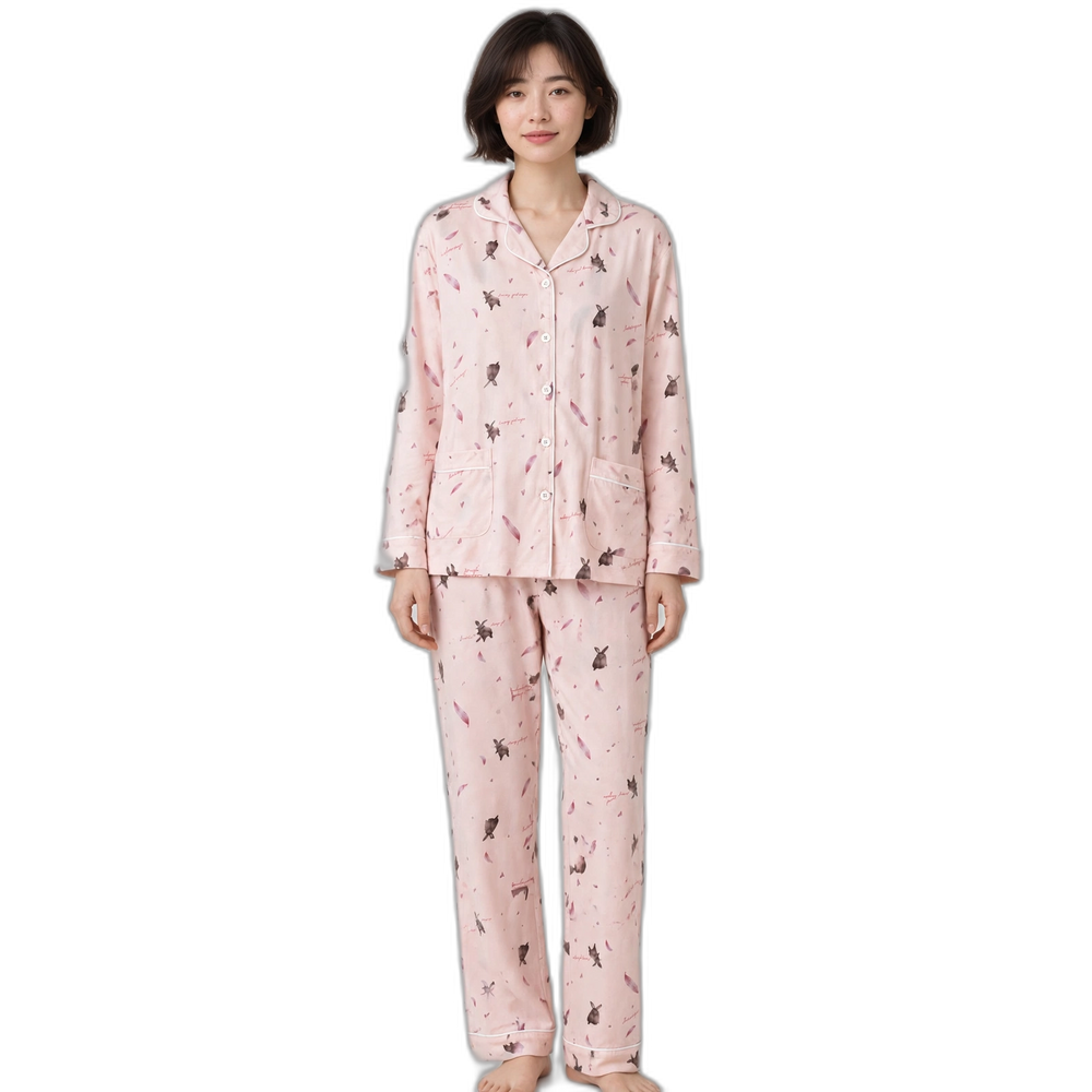 Kids' Little Rabbit Cotton Pajama Set