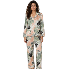 Kids' Ink Print Pajama Set