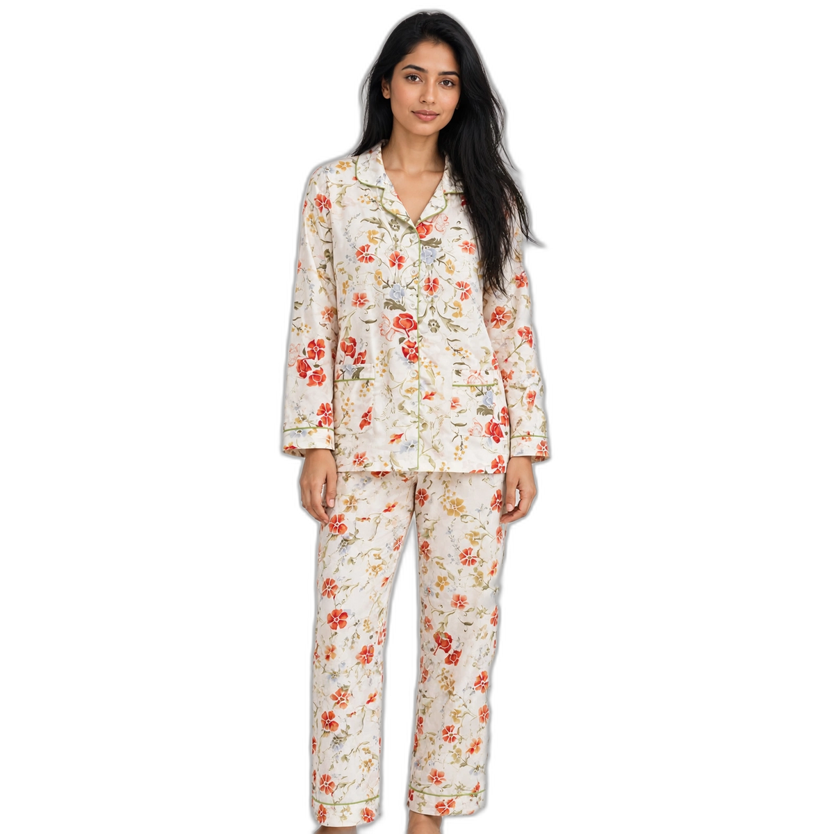 Morning Glory Floral Pajama Set