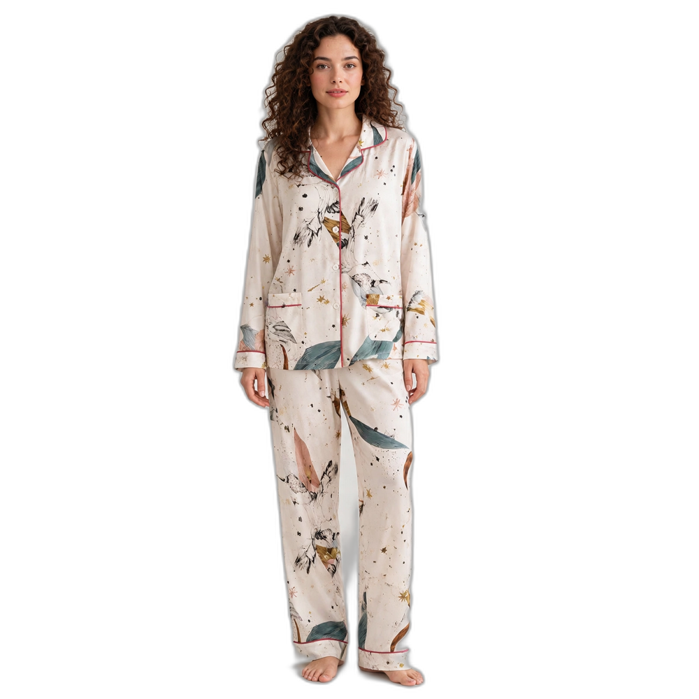 Women’s Starry Sky Print Pajama Set