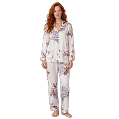 Women's Lilac Flowers Pajama Set