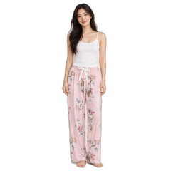 Women's Lilies on Pink Pajama Set