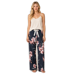 Blue Spring Floral Pajama Set